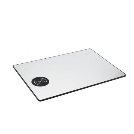 Subblim Alfombrilla con cargador inalámbrico Aluminum Silver 10W